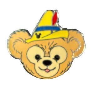 Disney Duffy Bear Trading Pin Hidden Mickey Pinocchio Lapel Pin Badge Brooch